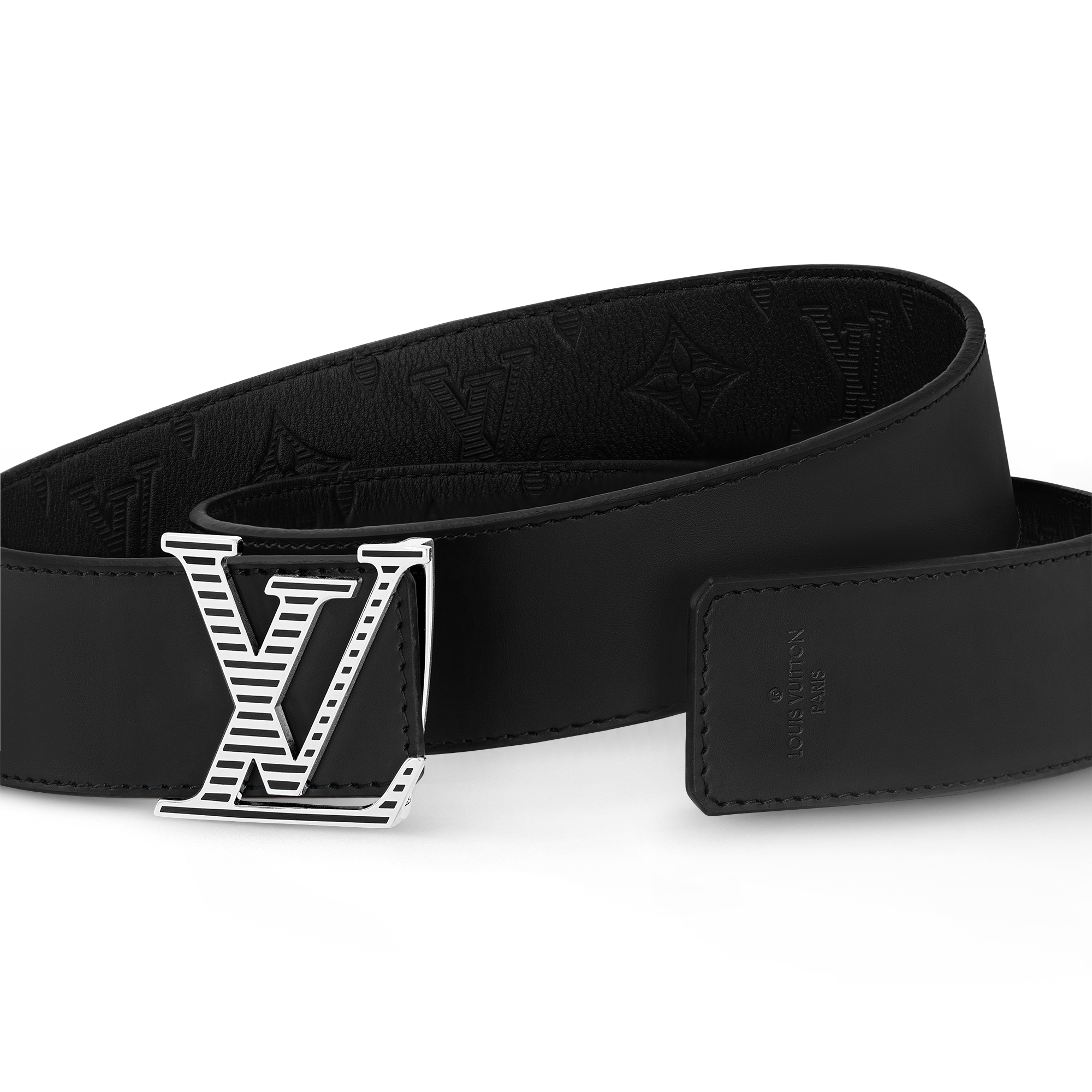 Men - LV Shadow 40MM Reversible Belt  Men Accessories Belts | LOUIS VUITTON (Product zoom)