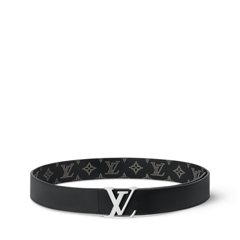 Men - LV Shadow 40MM Reversible Belt Monogram Shadow Men Accessories Belts | LOUIS VUITTON (Product zoom)