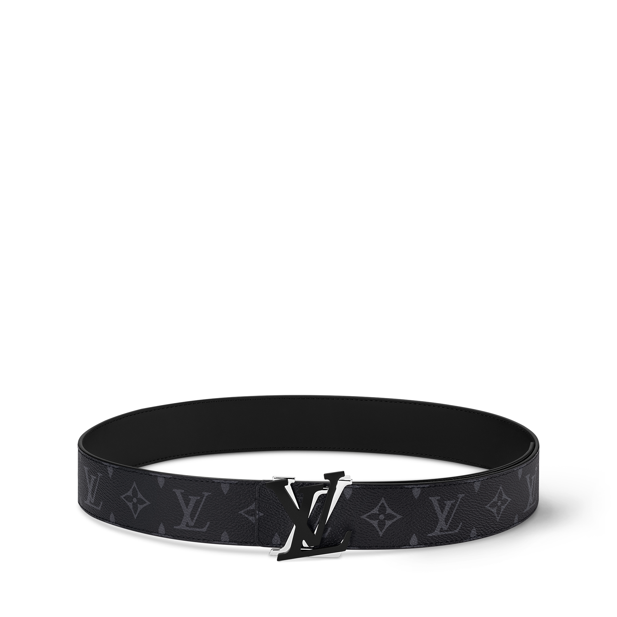 Men - LV Shake 40MM Reversible Belt Monogram Eclipse Canvas Men Accessories Belts | LOUIS VUITTON (Product zoom)