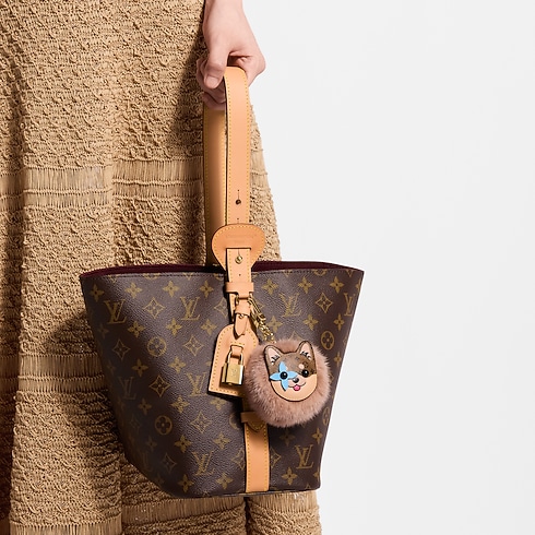 Women - LV Shiba Pompom Bag Charm S00 Women Accessories Bag Charms and Keyholders | LOUIS VUITTON (Product zoom)