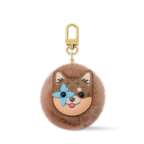 Women - LV Shiba Pompom Bag Charm S00 Women Accessories Bag Charms and Keyholders | LOUIS VUITTON (Product zoom)