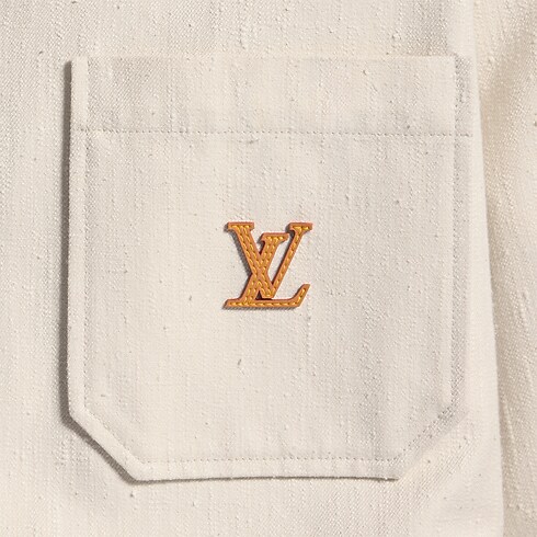LV Signature Cotton-Silk Overshirt ambiance view