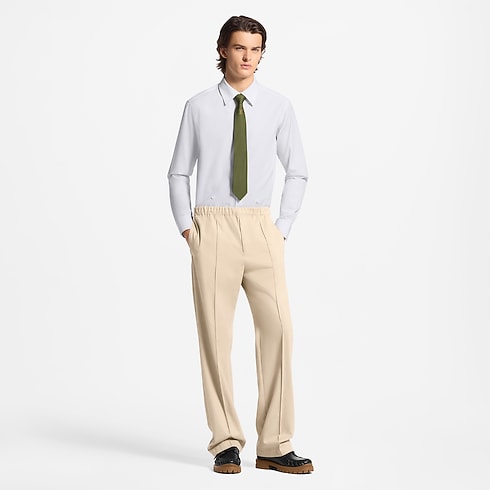 LV Signature Drawstring Trousers worn view