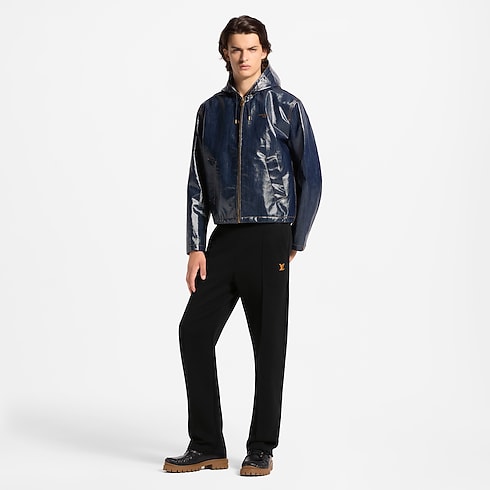 LV Signature Elegant Jersey Trousers worn view