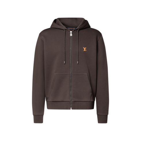 LV Signature Zip Hoodie front view