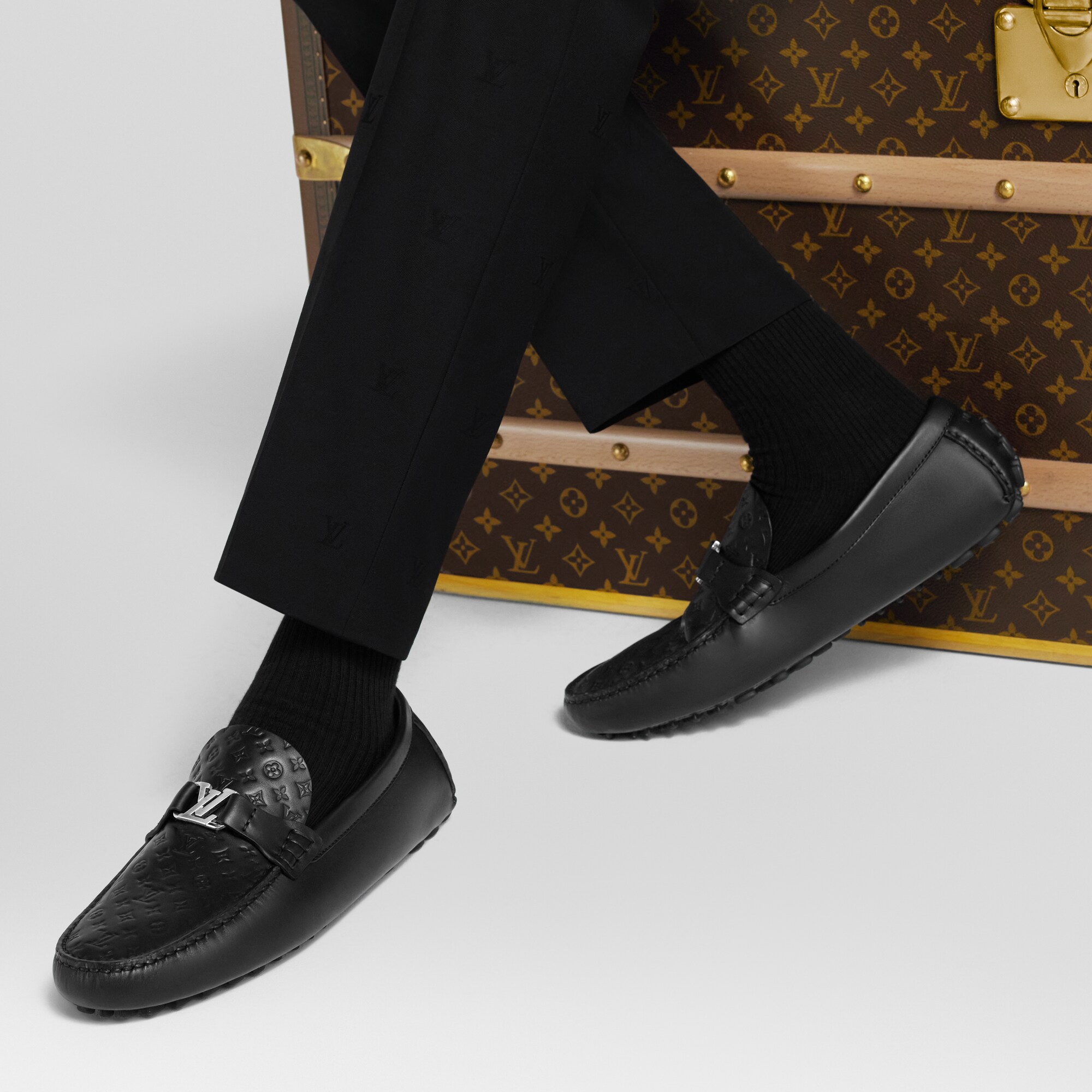 Men - LV Silverstone Moccasins  Men Shoes Loafers and Moccasins | LOUIS VUITTON (Product zoom)