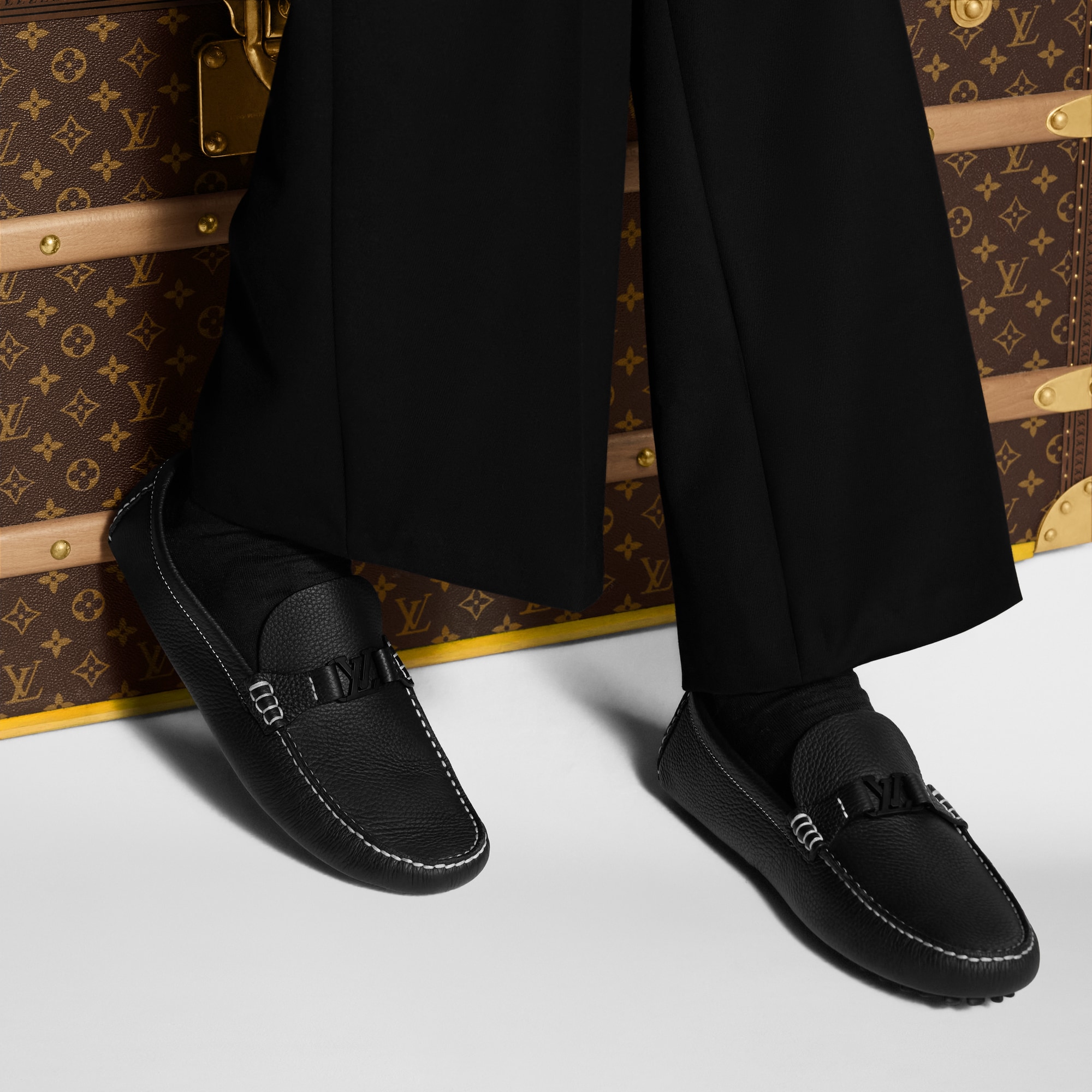 Men - LV Silverstone Moccasins  Men Shoes Loafers and Moccasins | LOUIS VUITTON (Product zoom)