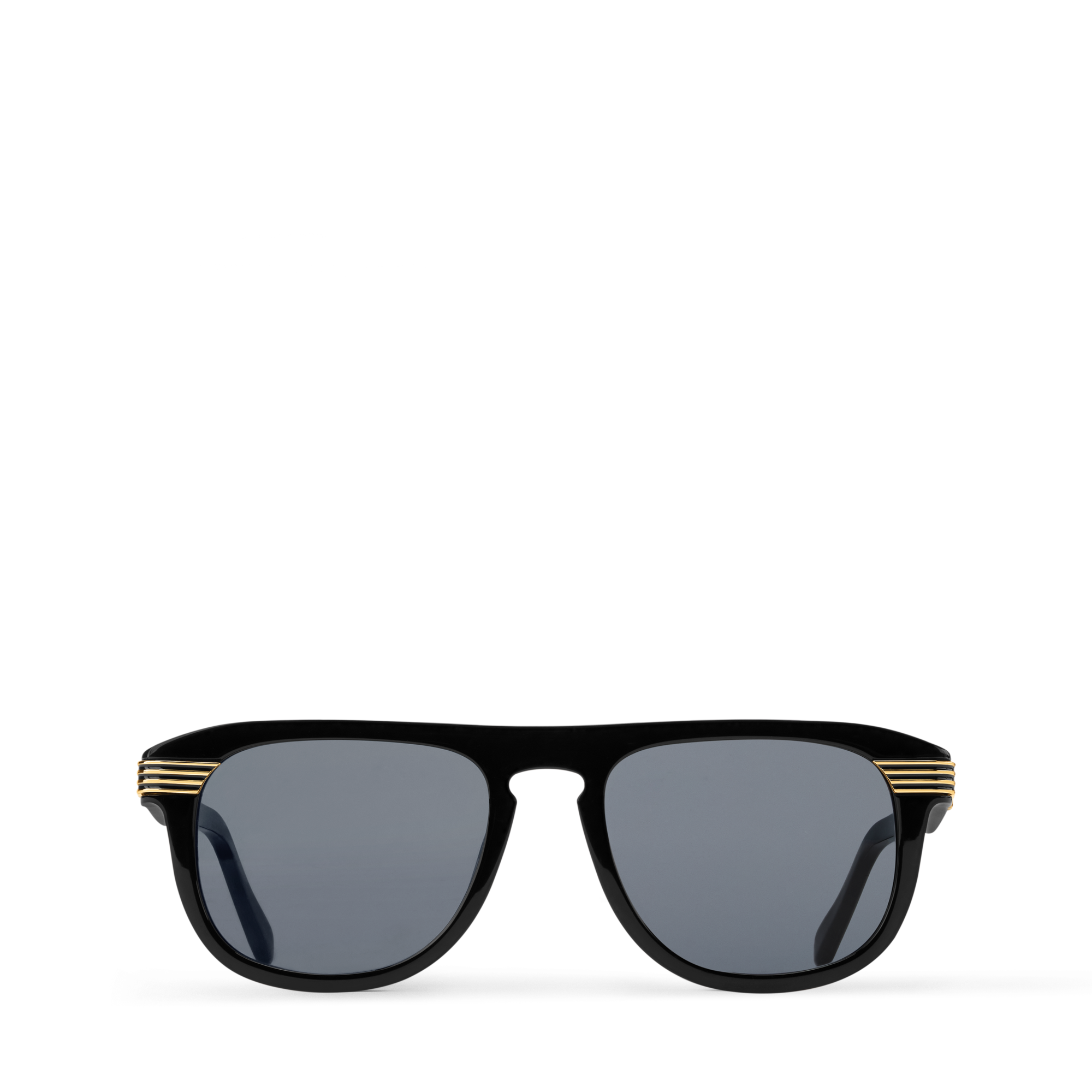 Men - LV Slide Round Square Sunglasses S00 Men Accessories Sunglasses | LOUIS VUITTON (Product zoom)