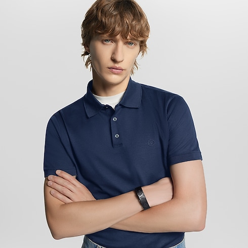 New - LV Slim Bracelet Monogram Eclipse Canvas New Ramadan Ramadan Selection for Him | LOUIS VUITTON (Product zoom)