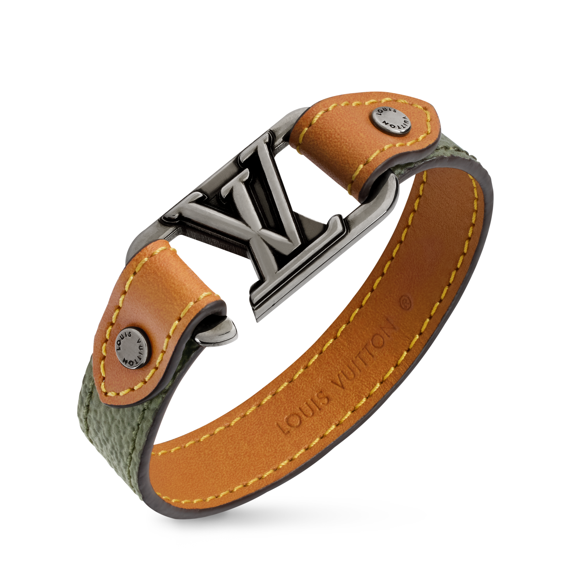 Men - LV Slim Dimension Monogram Surplus Bracelet  Men Fashion Jewellery Bracelets | LOUIS VUITTON (Product zoom)
