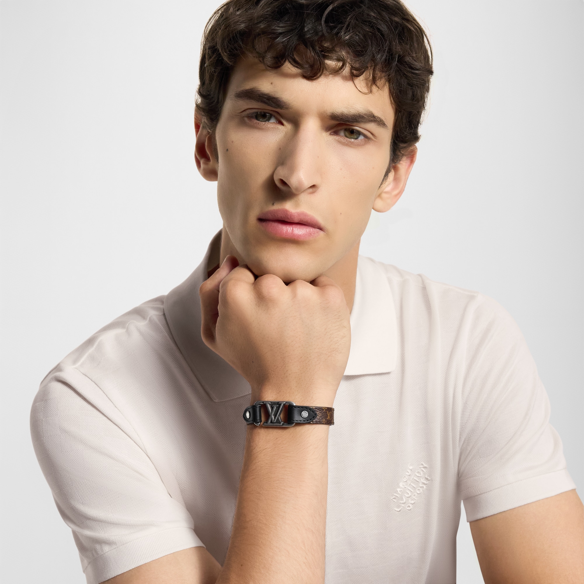 Men - LV Slim Dimension Reversible Bracelet  Men Fashion Jewellery Bracelets | LOUIS VUITTON (Product zoom)