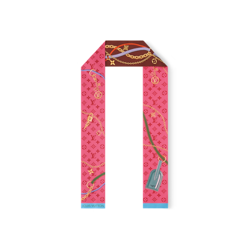 Women - LV Strap Bandeau S00 Women Accessories Silk Squares and Bandeaux | LOUIS VUITTON (Product zoom)