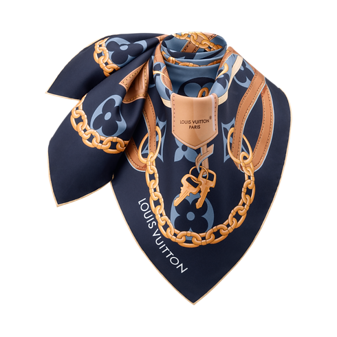 Women - LV Strap Square 90 S00 Women Accessories Silk Squares and Bandeaux | LOUIS VUITTON (Product zoom)