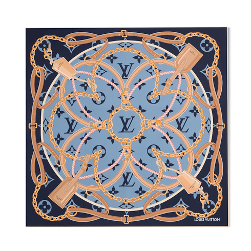 Women - LV Strap Square 90 S00 Women Accessories Silk Squares and Bandeaux | LOUIS VUITTON (Product zoom)