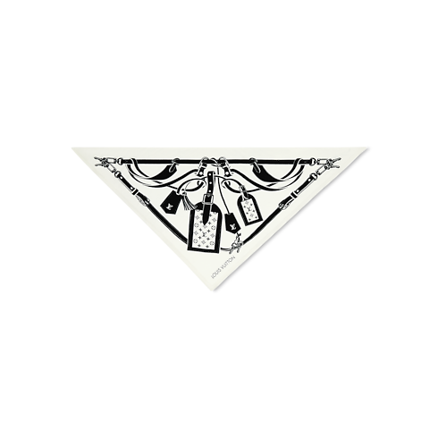 Women - LV Straps Triangle S00 Women Accessories Silk Squares and Bandeaux | LOUIS VUITTON (Product zoom)