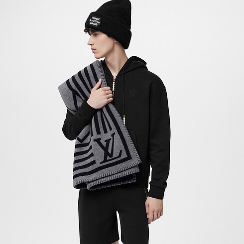 Men - LV Summit Blanket S00 Men Accessories Home Textiles | LOUIS VUITTON (Product zoom)