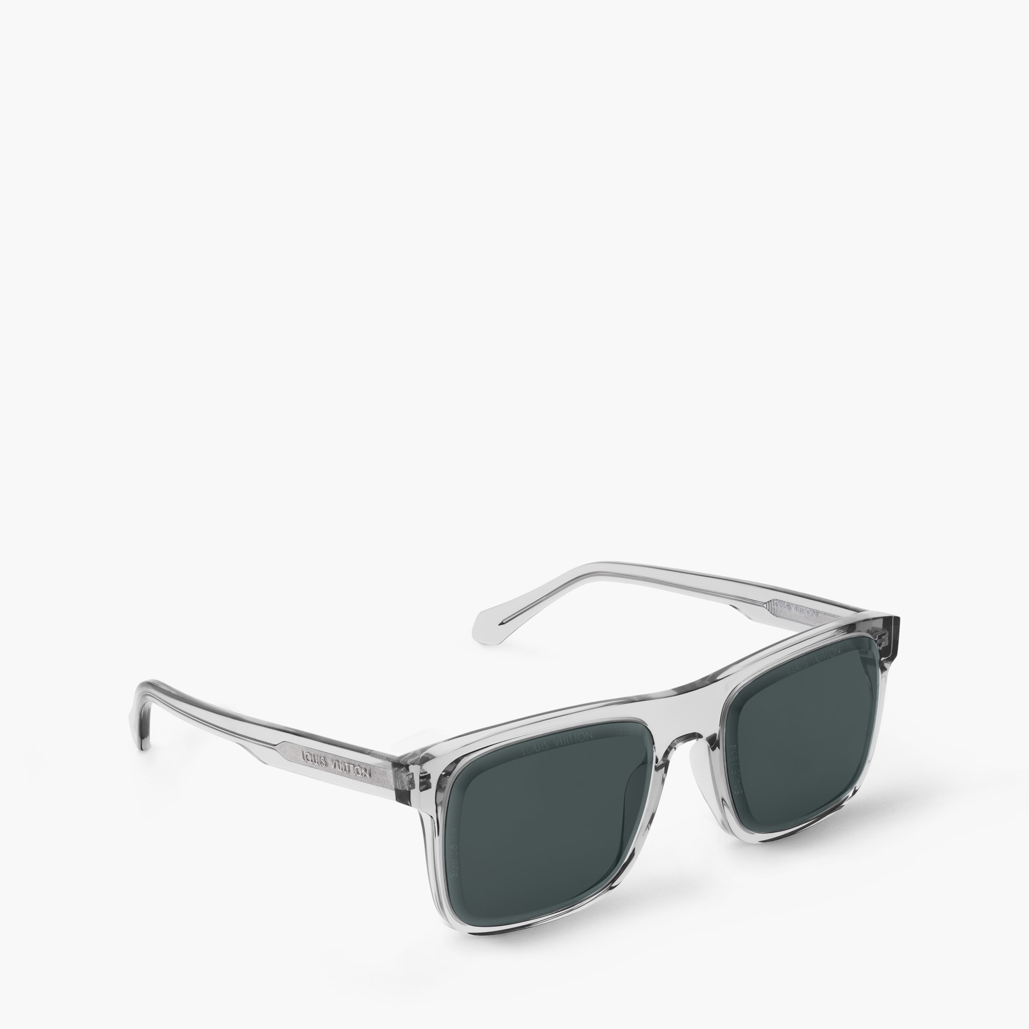 LV Super Vision Daily Large Square Sunglasses Luxury S00 Grey