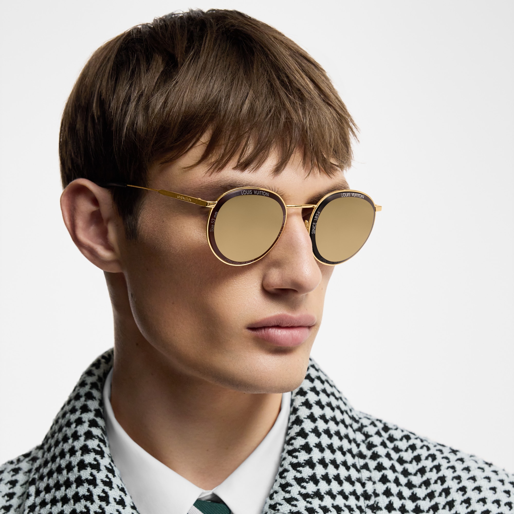 Men - LV Super Vision Metal Round Sunglasses S00 Men Accessories Sunglasses | LOUIS VUITTON (Product zoom)