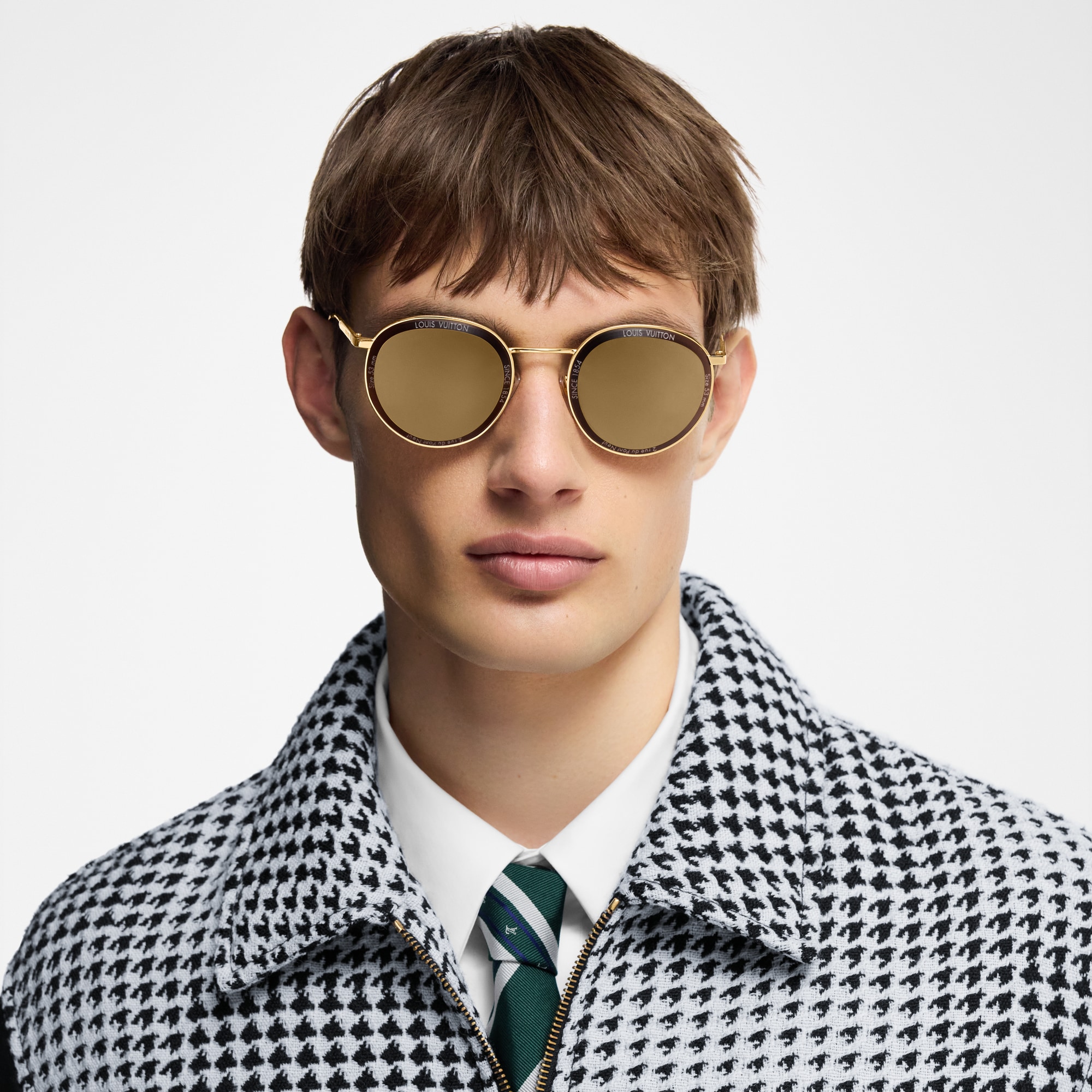 Men - LV Super Vision Metal Round Sunglasses S00 Men Accessories Sunglasses | LOUIS VUITTON (Product zoom)