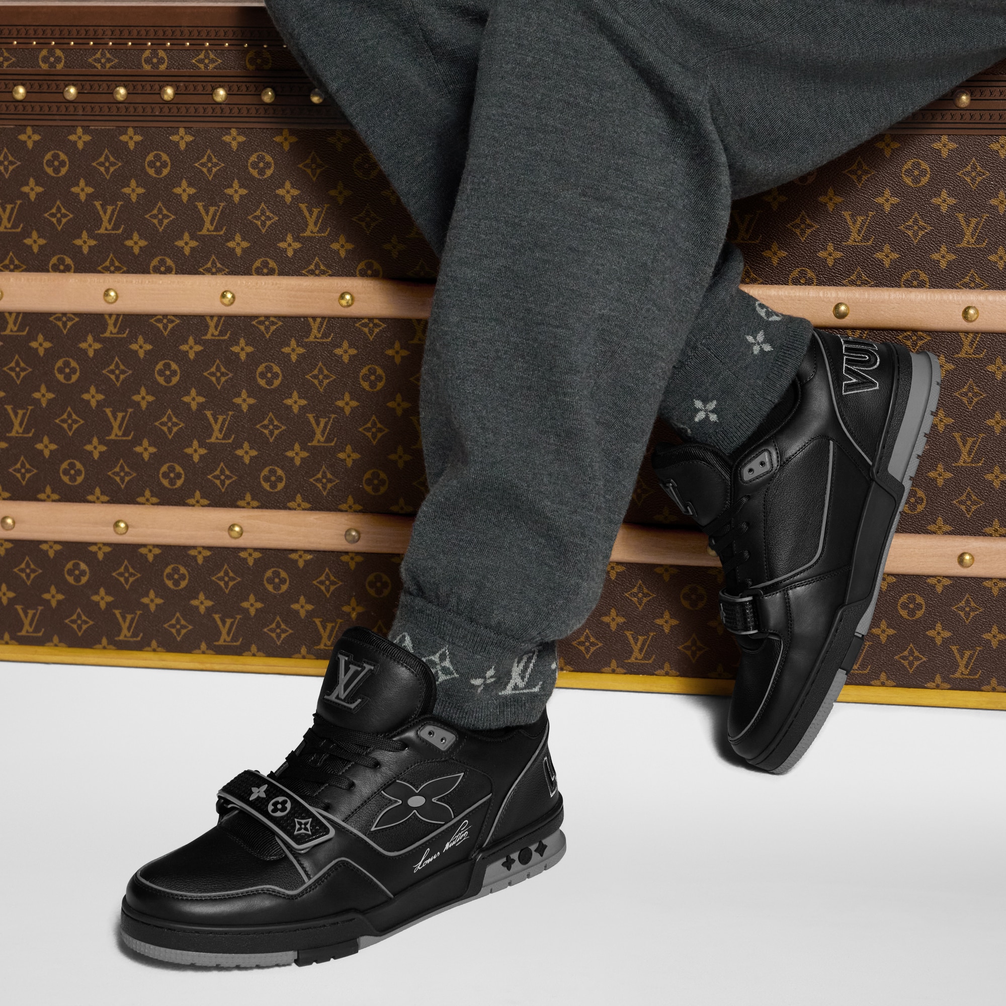 Men - LV Trainer  Men Shoes Trainers | LOUIS VUITTON (Product zoom)