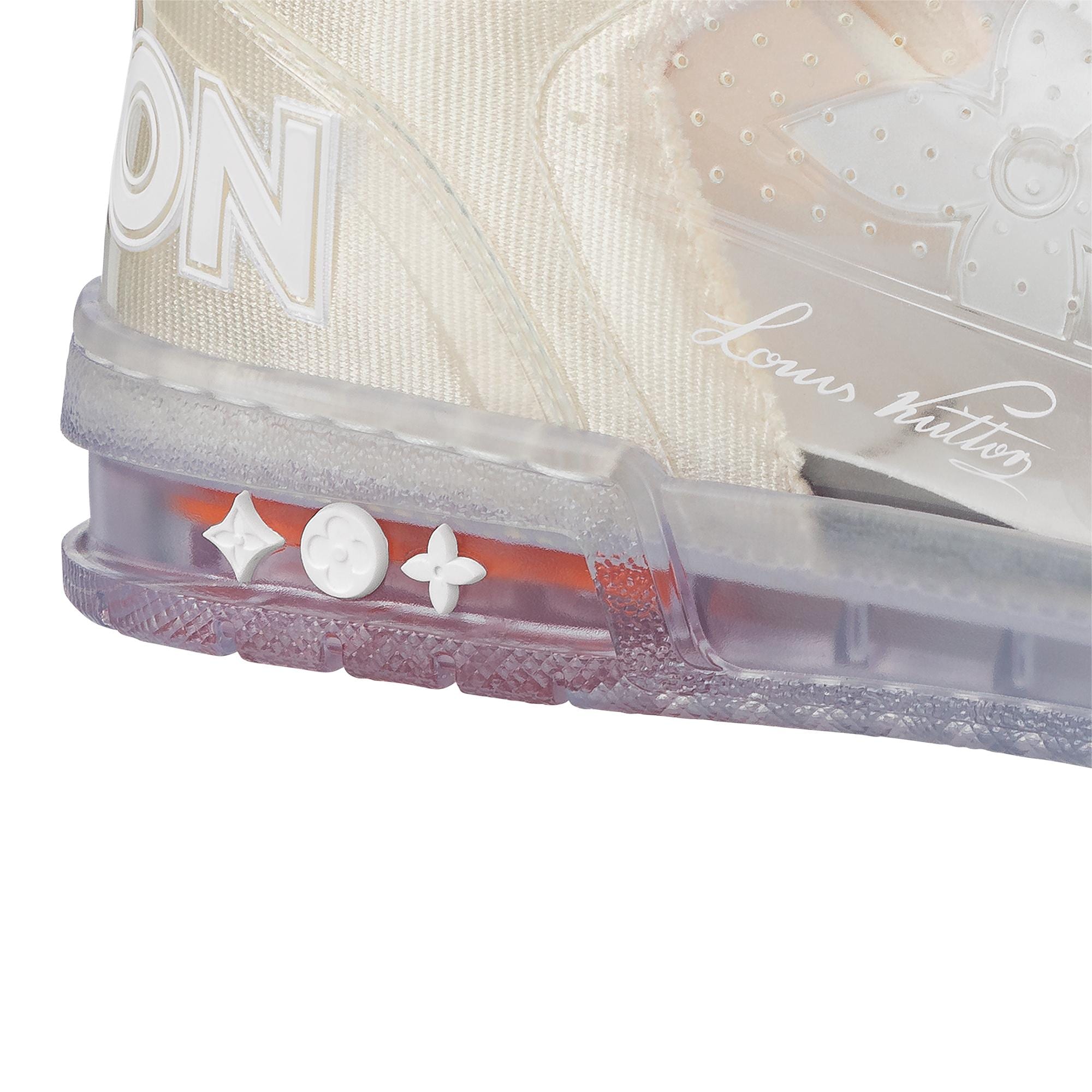 clear louis vuitton sneakers