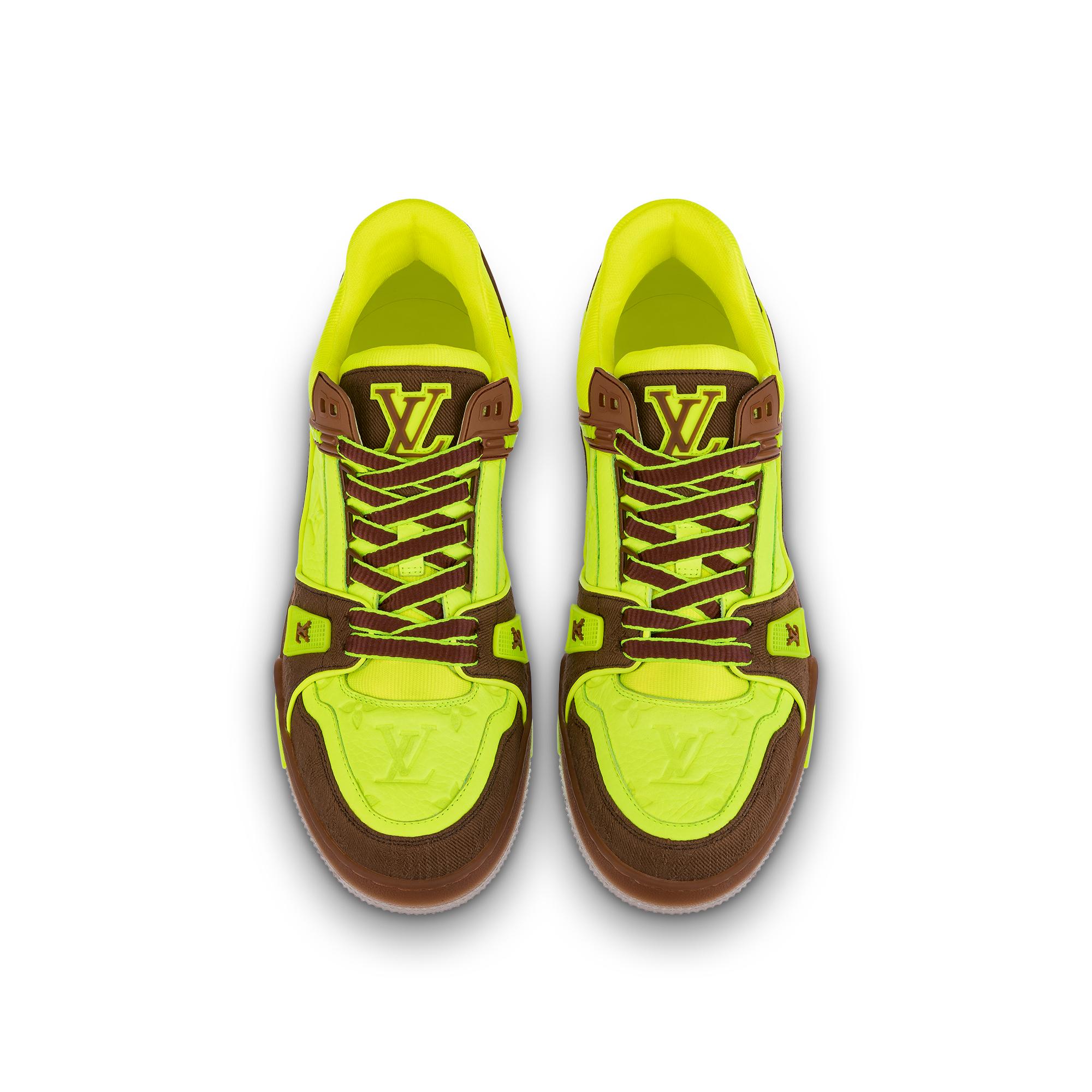 yellow louis vuitton sneakers