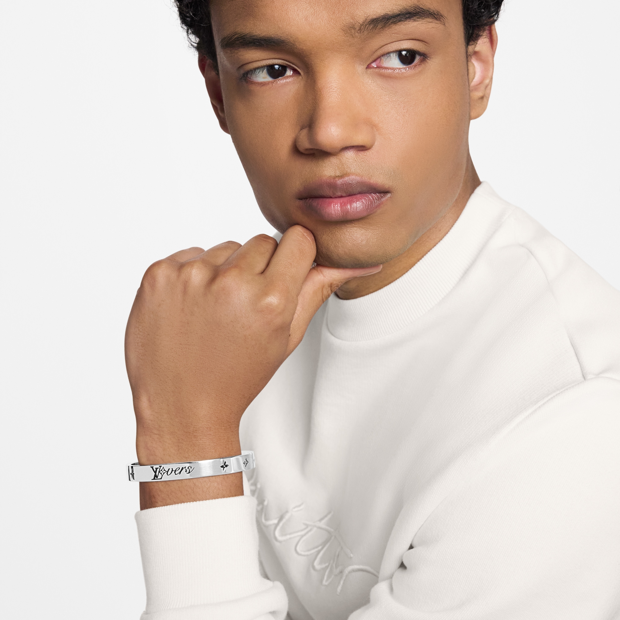 Men - LV Vers Bangle S00 Men Fashion Jewellery Bracelets | LOUIS VUITTON (Product zoom)