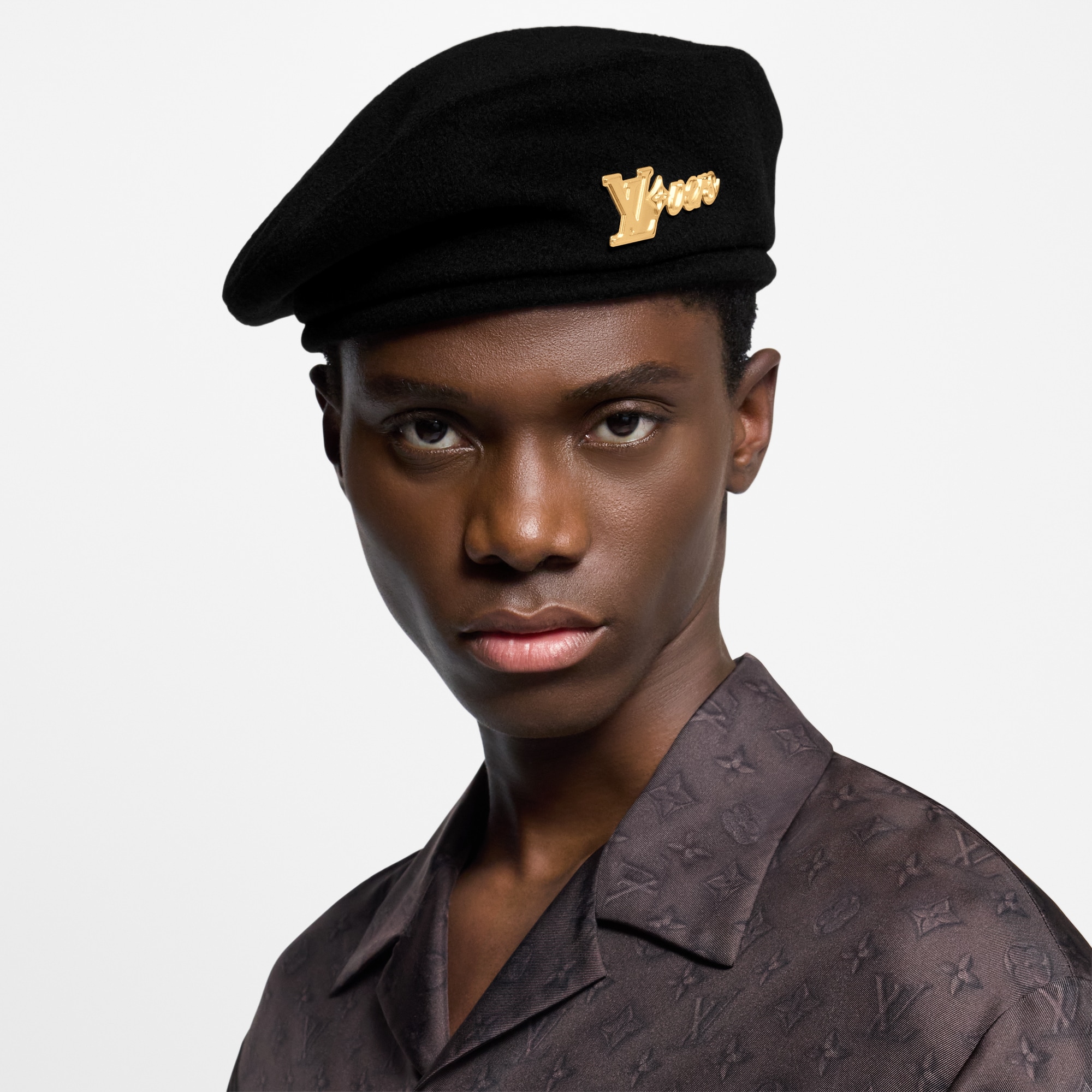 Men - LV Vers Beret S00 Men Accessories Hats, Beanies and Gloves | LOUIS VUITTON (Product zoom)