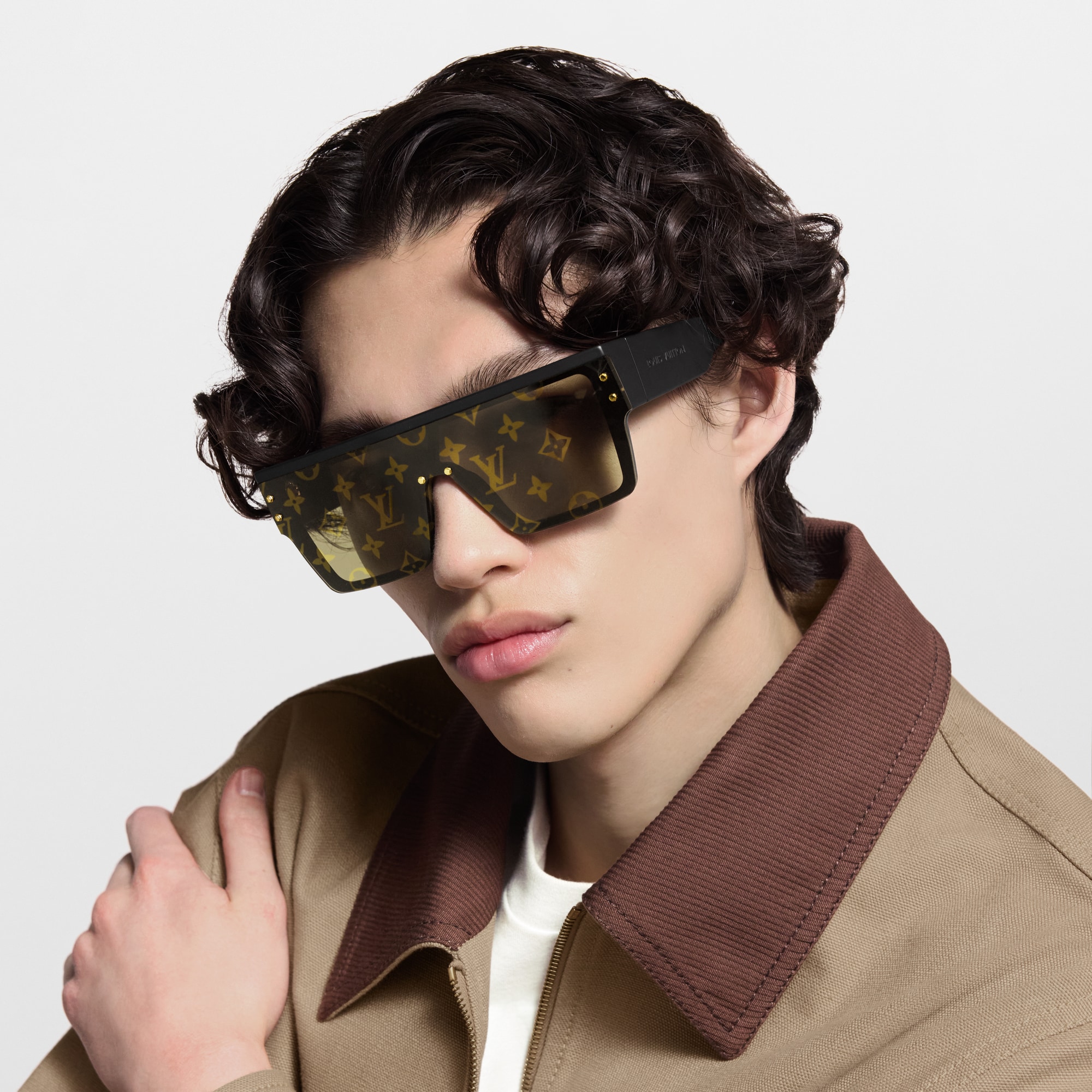 Designer Sunglasses Big Square Sunglasses Men Retro Big Square