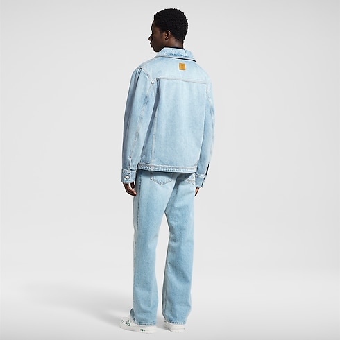 Men - LV Workwear Denim Jacket Men Ready-to-Wear Outerwear and Coats | LOUIS VUITTON (Product zoom)
