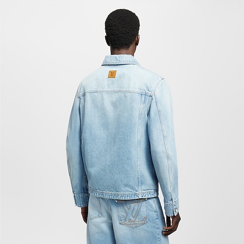 Men - LV Workwear Denim Jacket Men Ready-to-Wear Outerwear and Coats | LOUIS VUITTON (Product zoom)