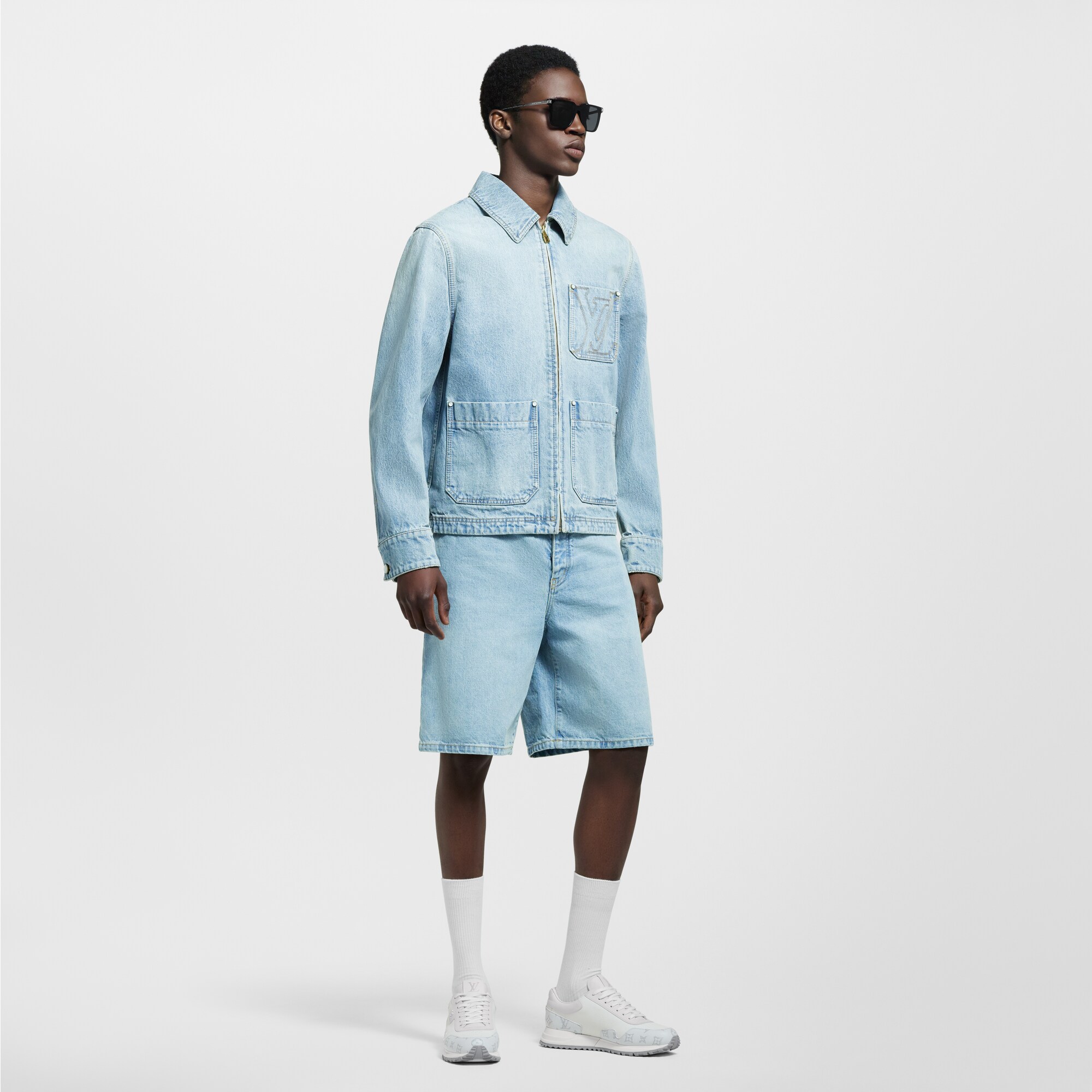 Men - LV Workwear Denim Jacket  Men Ready-to-Wear Outerwear and Coats | LOUIS VUITTON (Product zoom)
