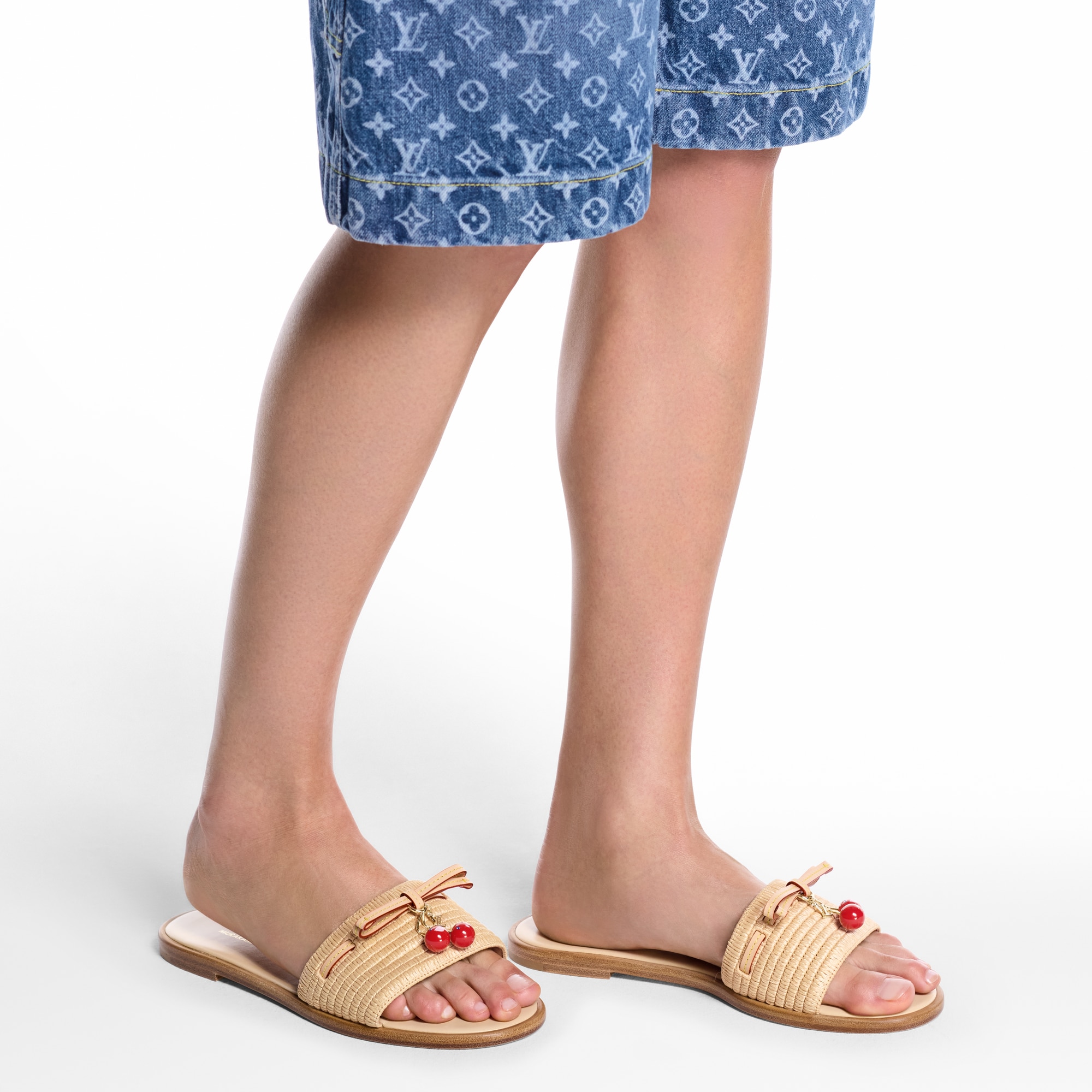 Women - LV x TM Lily Flat Mules  Women Shoes Mules and Slides | LOUIS VUITTON (Product zoom)
