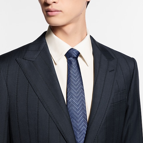 Men - LV Zigzag Tie S00 Men Accessories Ties and Pocket Squares | LOUIS VUITTON (Product zoom)