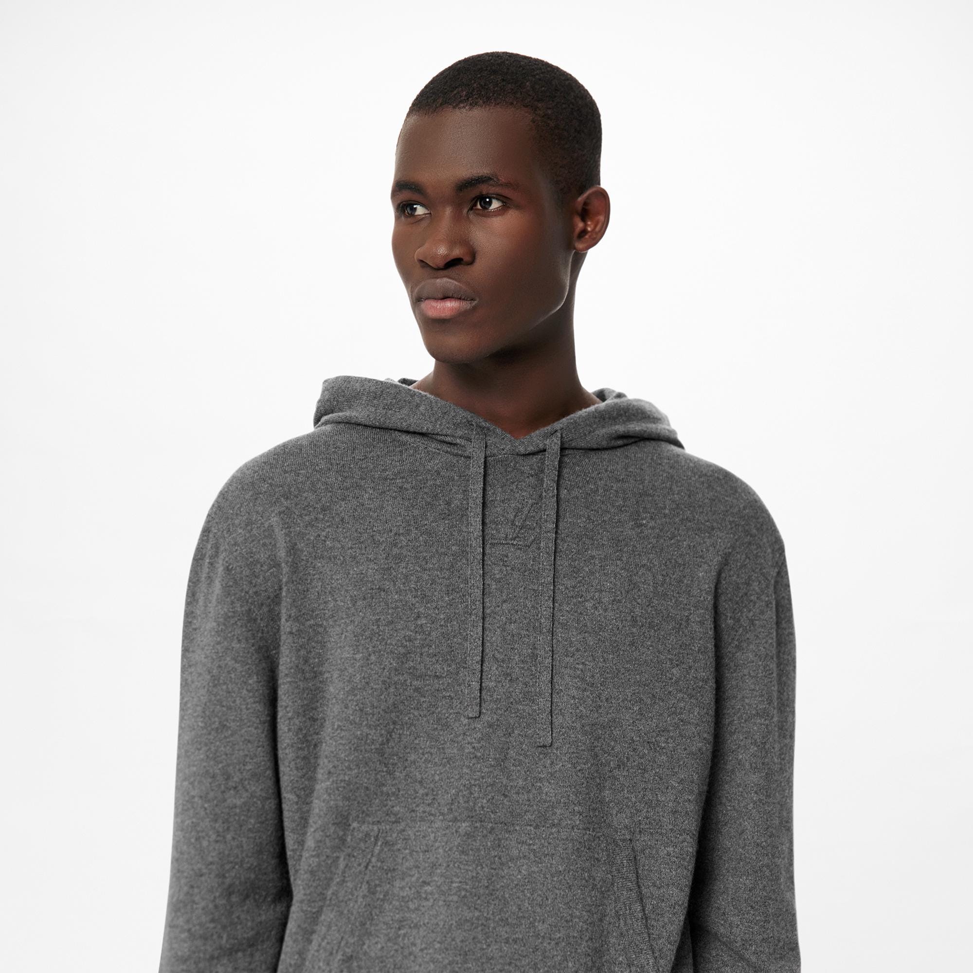 Men - LVSE LV Embossed Hoodie  Men Ready-to-Wear Knitwear and Sweatshirts | LOUIS VUITTON (Product zoom)