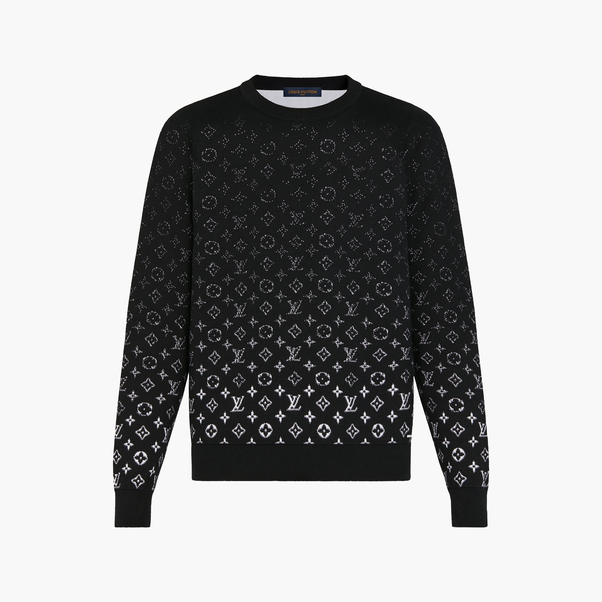 LVSE Monogram Degradé Crewneck Luxury Black LOUIS VUITTON