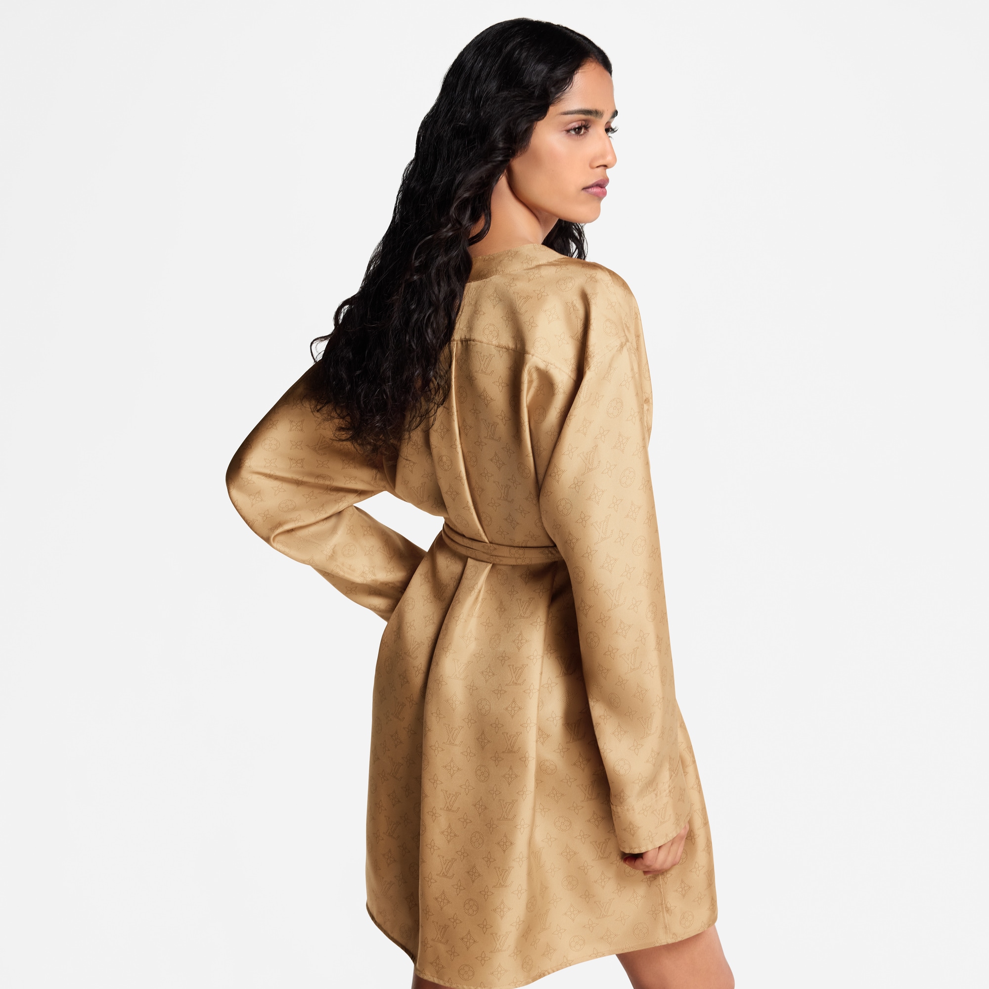 Women - Mahina Button Front Dress  Women Ready-to-Wear Dresses | LOUIS VUITTON (Product zoom)