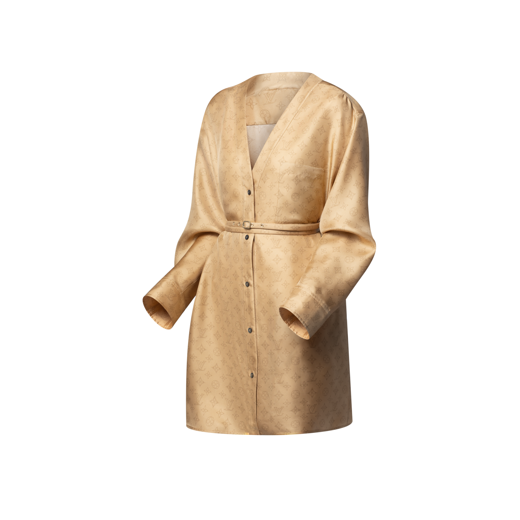 Women - Mahina Button Front Dress  Women Ready-to-Wear Dresses | LOUIS VUITTON (Product zoom)