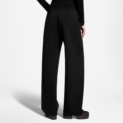 Women - Mahina Trim Technical Jersey Trousers Women Ready-to-Wear Pants and Shorts | LOUIS VUITTON (Product zoom)