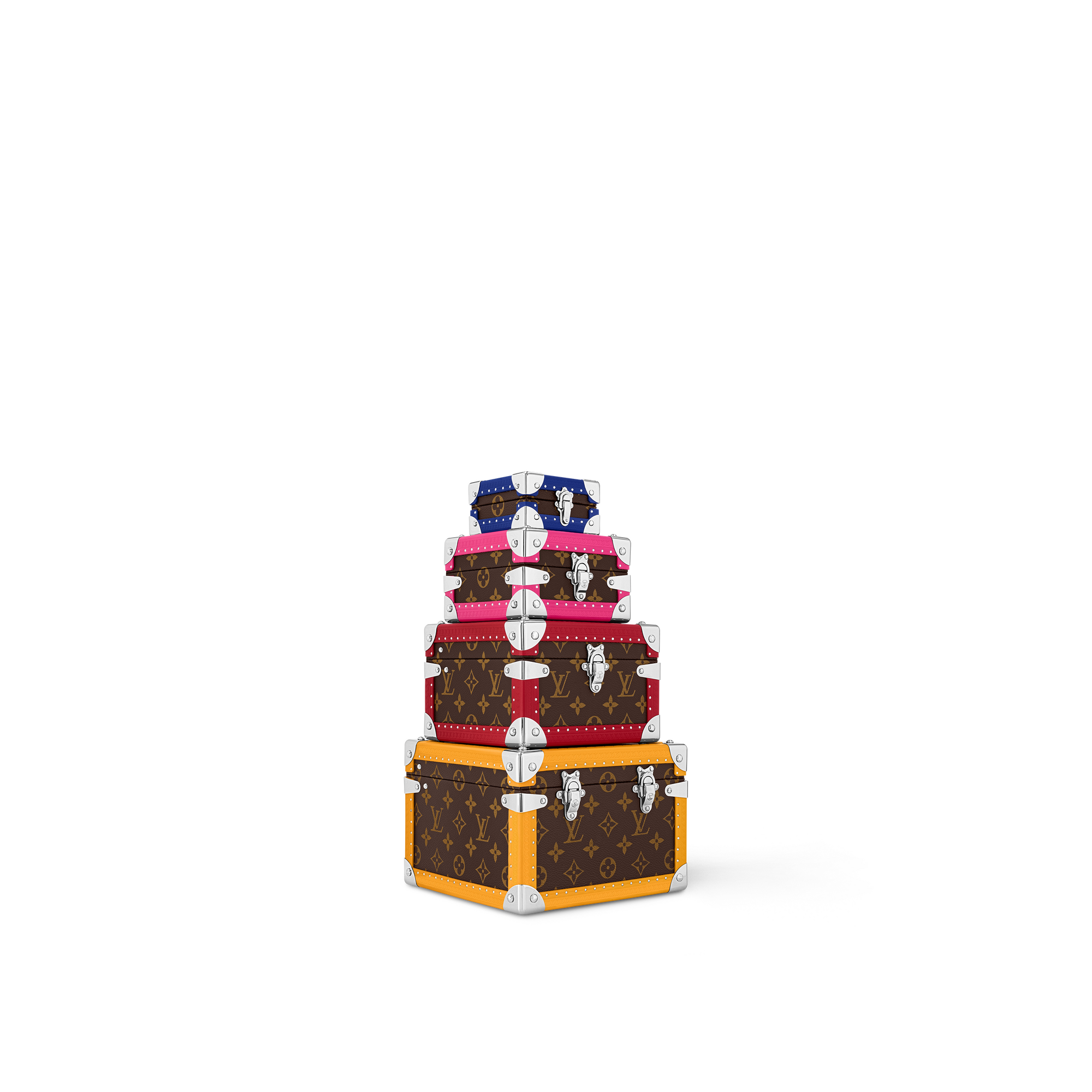 Trunks, Travel and Home - Malle Pyramide Trunks Monogram Macassar Canvas Trunks, Travel and Home Trunks and Boxes Boxes | LOUIS VUITTON (Product zoom)