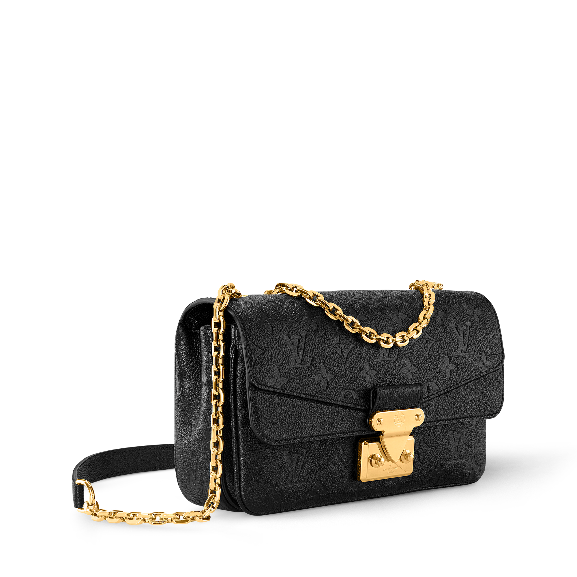 Marceau Bag - Luxury Monogram Empreinte Leather Black | LOUIS VUITTON