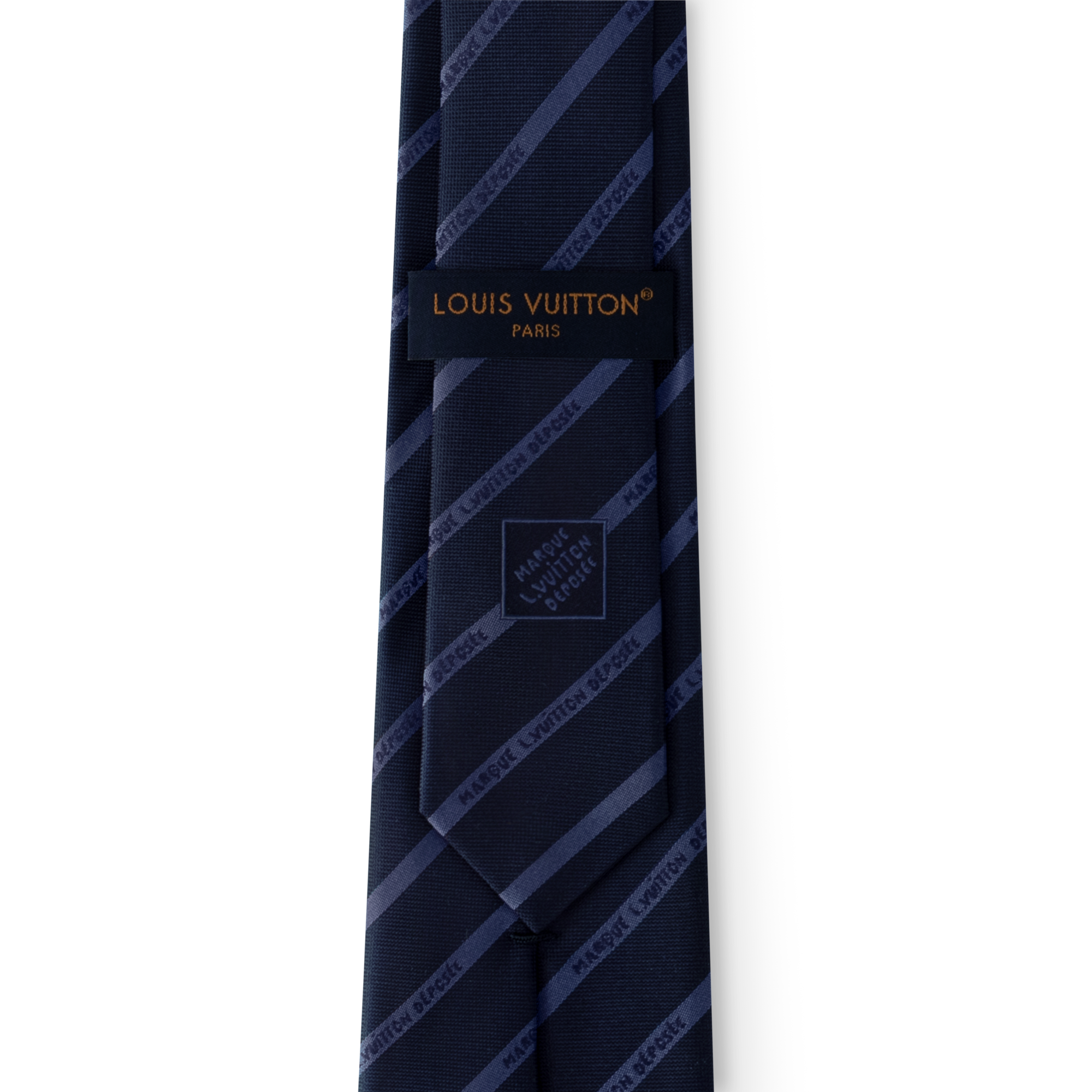 Men - Marque L.Vuitton Deposée Stripes Tie S00 Men Accessories Ties and Pocket Squares | LOUIS VUITTON (Product zoom)