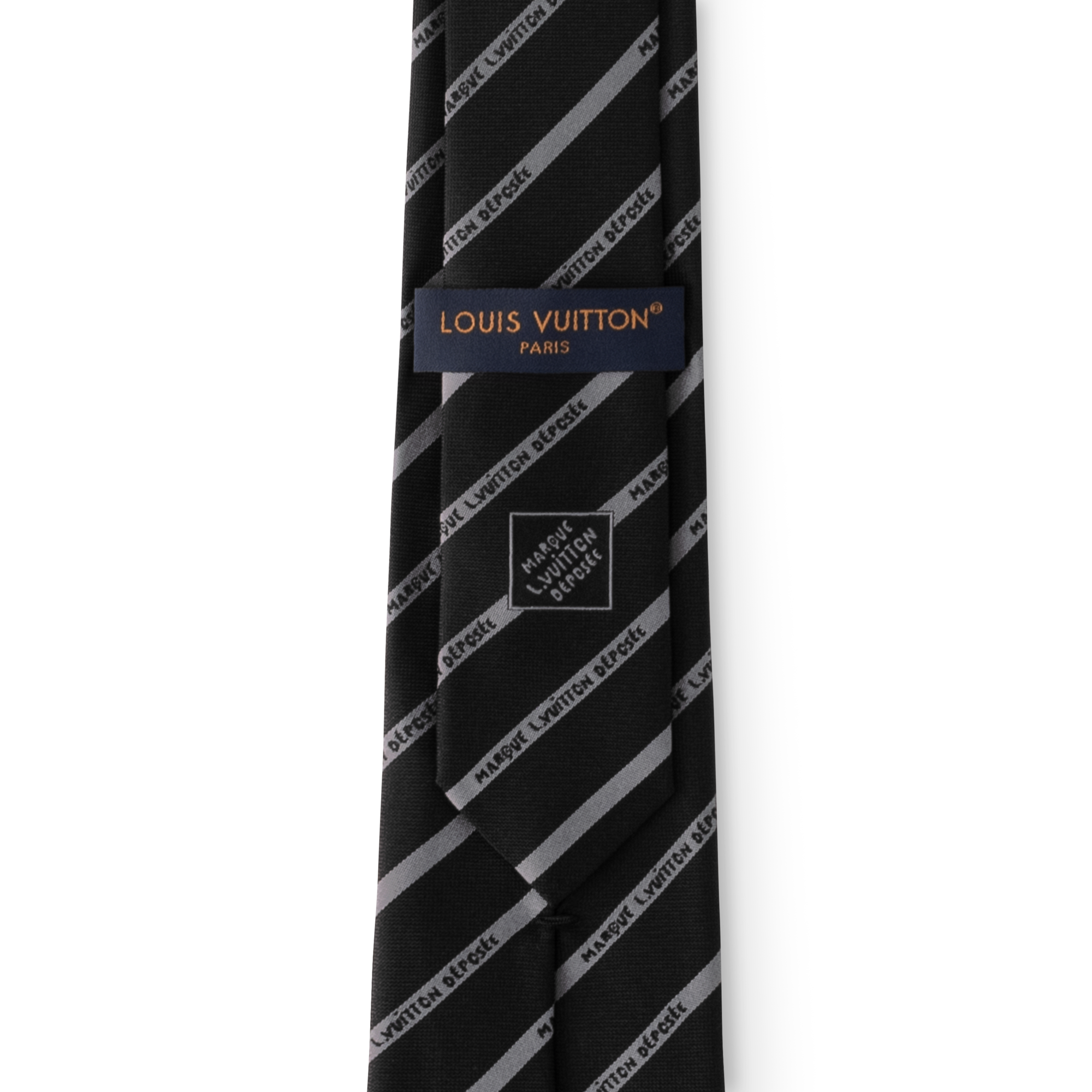 Men - Marque L.Vuitton Deposée Stripes Tie S00 Men Accessories Ties and Pocket Squares | LOUIS VUITTON (Product zoom)