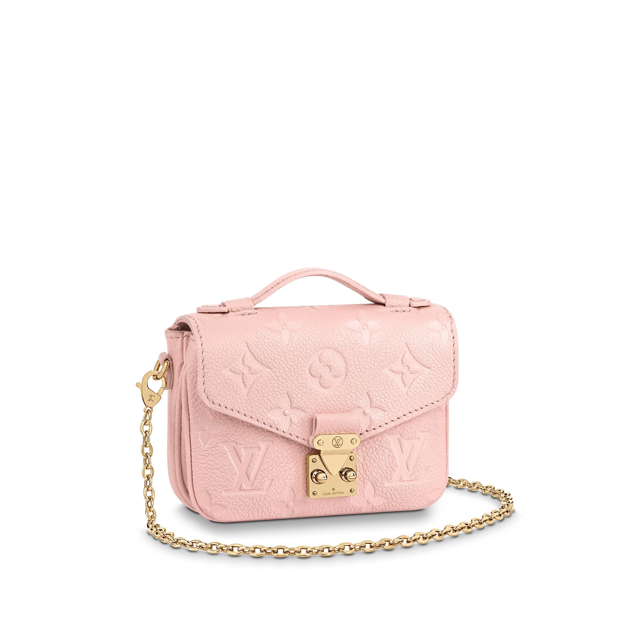 louis vuitton pink and yellow purse