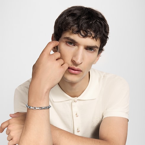 Men - Mini Monogram Chain Bracelet S00 Men Fashion Jewellery Bracelets | LOUIS VUITTON (Product zoom)