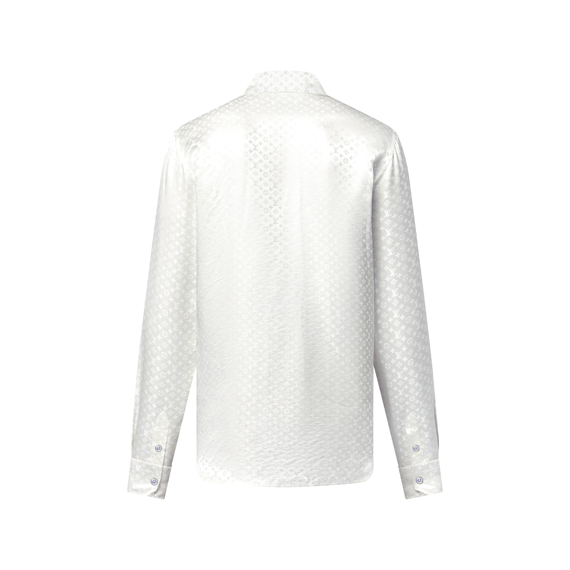 Men - Mini Monogram Silk Evening Shirt  Men Ready-to-Wear Shirts | LOUIS VUITTON (Product zoom)