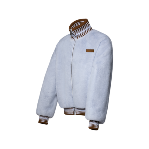Mink Zipped Blouson side view