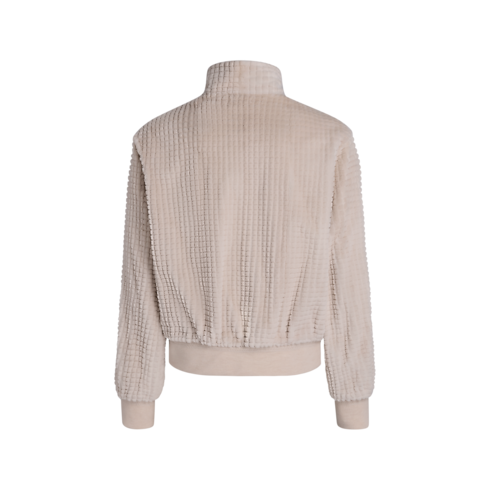 Mink Zipped Blouson back view