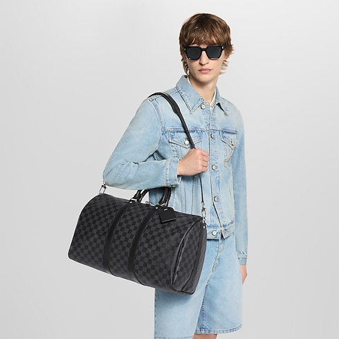 Mon Monogram Keepall 45 Bag worn view