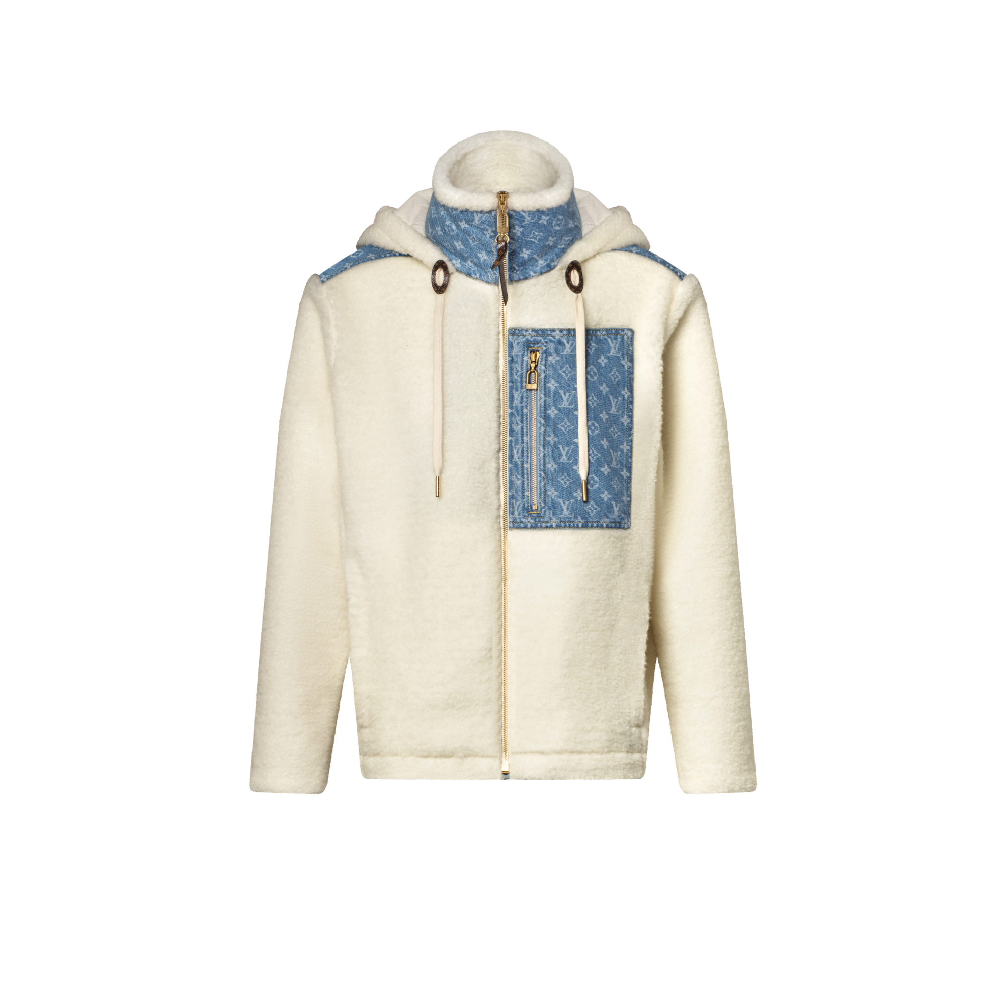 Women - Monogram Accent Fleece Jacket  Women Ready-to-Wear Coats and Jackets | LOUIS VUITTON (Product zoom)
